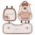 Cute cartoon winter cushion featuring a plush, non-slip design with adorable dog characters and hello friends text on each pi...