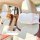 Adorable cartoon cat car headrest & lumbar pillow with memory foam, featuring cute plush designs for added comfort and style ...