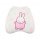 Miffy car lumbar support pillow featuring a cute bunny design with pastel polka dots, perfect for all-season comfort.