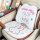 Miffy-themed car headrest and seat cushion set featuring cute bunny designs, soft ice silk material, and colorful polka dots ...