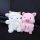 Cute sheep & pig cartoon car tissue box hanging holder – soft plush design for vehicle interior decoration and practical use.