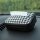 Elegant black and white houndstooth leather car tissue box, stylishly designed for convenient hanging and use on your vehicle...