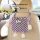 Dopamine monster car storage bucket: a playful, striped purple and yellow hanging trash can with cute eyes and limbs, featuri...