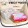 Authentic miffy foldable car trunk storage box, featuring a playful design with happy life miffy text and vibrant colors. the...
