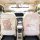 Protect your car seats with the adorable cartoon car kick pad, featuring a tulip bear and rabbit design. this dirt and kick-p...