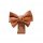 Elegant brown leather bow-knot car seat hooks, stylish backrest organizers for keeping your car interior tidy and chic.