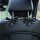 Elegant black bow-knot car seat hooks adorn headrests, offering stylish and functional backrest organizers for your vehicle.