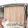 Bear cartoon car sunshade with orange gingham pattern, white pom-pom trim, and cute bear detail for uv protection and blackou...