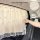 Double-layer track-mounted baby car sunshade curtain with floral design, offering clear visibility and sun protection inside ...