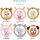 Explore the cartoon bear steering wheel cover collection featuring plush designs like red scarf bear, long velvet pig, beige ...