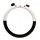 Cute panda-themed plush steering wheel cover, providing winter warmth and anti-freeze protection with a soft, cozy design.