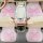 Gm bunny cartoon car floor mats featuring a cute bunny with a big pink bow, designed for stain resistance and stylish car int...