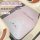 Fat rabbit car floor mat featuring a cute bunny design, pink and gray color scheme, and little sweet text, offering durabilit...