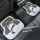 Cute panda-themed silk loop car floor mats featuring a chubby design, offering both style and stain resistance for your vehic...