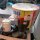 Carfu 360° rotating car cup holder securely holds a can and a large cup, featuring a sleek design for versatile use in any ve...