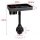 Universal adjustable car cup holder with carbon fiber tray, 33cm tall, fits center or rear seats, dimensions: 23cm x 16.5cm x...