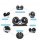 Chezhifu dual-head rotating 12v car fan with 6-inch dual blades, 100cm wire, cigarette plug, adjustable for strong wind and e...