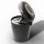 A sleek, car-specific portable ashtray with a textured carbon fiber design and a hinged lid, perfect for factory customizatio...