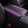 Elevate your cars interior with this stylish carbon fiber armrest box mat, featuring a sleek black and purple design for all-...