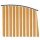Magnetic car side curtains with a telescopic sunshade design, featuring vertical stripes in warm beige tones for effective su...