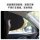 Black electrostatic side window sunshade attached to car window, providing uv heat protection without obstructing the drivers...