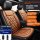Elegant black heated car seat cushion with diamond-quilted design, providing electric warmth for 12v/24v vehicles.