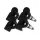 Four 5q0907275b tpms sensors for vw and audi, featuring black plastic caps and metallic stems, designed for tire pressure mon...