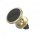 A sleek aluminum alloy magnetic car phone holder with a frosted dash mount, featuring a gold finish and the brand name eluke ...