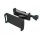 Universal telescopic rear seat phone & tablet holder: adjustable black and teal mount for secure device placement in vehicles...