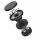 Aluminum double-sided magnetic phone holder with sleek black design and adjustable mounting mechanism for versatile use.