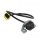 Hyundai tucson ix35 rearview camera (part no. 957902s011) with yellow connector and black cable, designed for enhanced rear v...