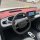 Geome panda mini knight kart dashboard sun shade cover in vibrant red, protecting the interior while enhancing style.