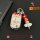 Adorable wuling hongguang mini ev key cover featuring a mario-themed macaron design with colorful beads and a playful charm, ...