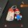Vw passat pro car key cover featuring a mario-themed metallic shell case with a matching keychain, perfect for fans of the ic...