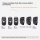 Compare buick enclave car key models (b6, b7, b9, b14, b13, b16) before purchasing; ensure correct fit for soft-touch shell c...