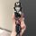 A hand holds a stylish black nissan sylphy car key cover featuring a cute cartoon character in a hat, paired with a get rich ...
