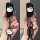 A hand holds a stylish volkswagen id.3 car key cover featuring a cute hello kitty design, paired with a get rich keychain for...