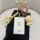 Cute teddy bear-themed car key cover and accessories, featuring a white card holder with matching bear charms and a yellow ro...