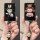 Hand holding hongqi hs5 card key cover featuring cute cartoon designs with a bear and bunny, each with a matching charm.