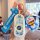 A hand holds a doraemon-themed key cover for buick gl8, featuring a blue strap with doraemon text and a cute doraemon figure ...