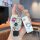 Hand holding a mercedes c260l car key cover featuring cartoon designs, compatible with models like c200l, glb220, e300l, and ...