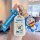Stylish doraemon-themed car key cover for honda hr-v, featuring a cute design with a keychain and wrist strap.