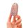 A hand holds a rose gold toyota key cover, designed for camry, corolla, and rav4 models, featuring a sleek leather finish wit...