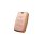 Elegant rose gold land rover defender key cover for women, featuring a sleek design with diamond accents and functional butto...