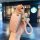 Elegant rose gold ford explorer key cover with diamond accents and a stylish snake-shaped charm, perfect for mondeo, focus, e...