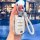 Elegant wuling hongguang mini ev key cover with diamond accents and a braided white strap, designed for the 2025 s3/s mini 4-...