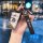 A hand holds a sleek, premium bmw key cover with a matching leather strap, designed for models like x5, x7, xm, x1, x3, and 5...
