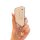 A hand holds a sleek, metallic vw key cover designed for id.3, id.4, golf 8, and passat b9 models, featuring a stylish key ri...