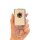 A hand holds a sleek, gold volvo xc60 key cover with a diamond-encrusted key ring, showcasing its premium leather design for ...