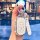 Elegant hand holding a 2025 honda breeze key cover luxury edition, featuring a sleek white design with sparkling accents and ...